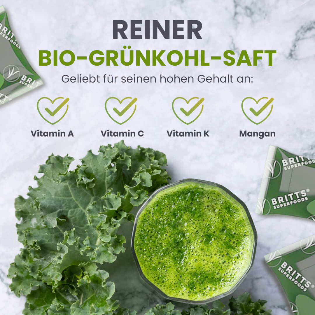 Grünkohlsaft - Britt's Superfoods DE