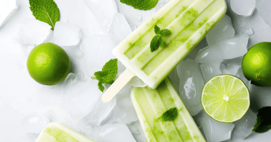 Grüne Saft-Eis am Stiel - Britt's Superfoods DE