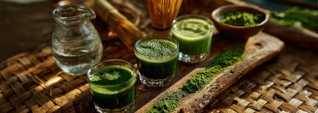 Matcha versus Weizengras: Welches Superfood ist besser? - Britt's Superfoods DE