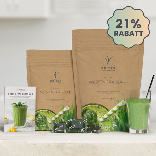 3 - Tage - Superfood - Saft - Detox - Britt's Superfoods DE