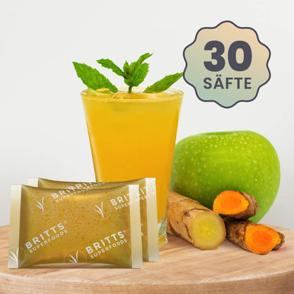 Ingwer und Kurkuma Saft - Britt's Superfoods DE