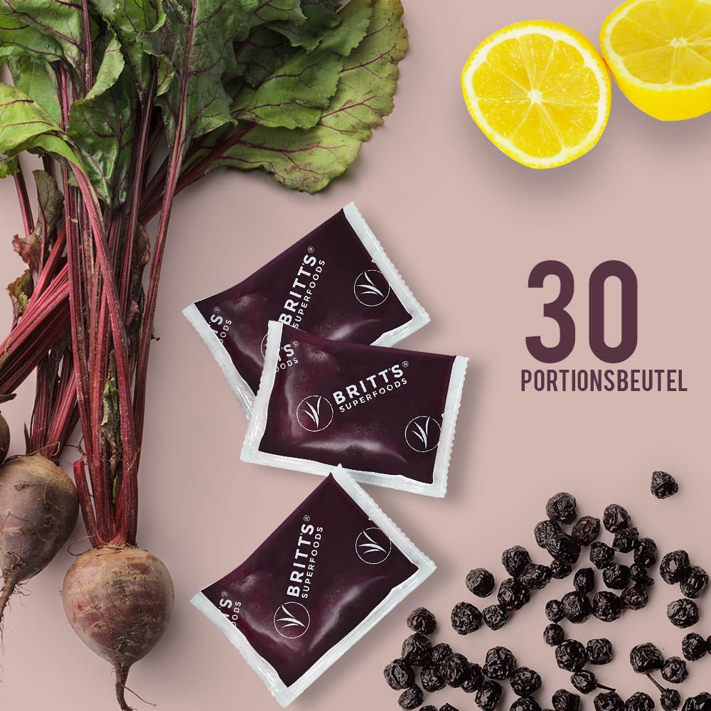 Rote - Bete Saft x 30 Sachets - Britt's Superfoods DE