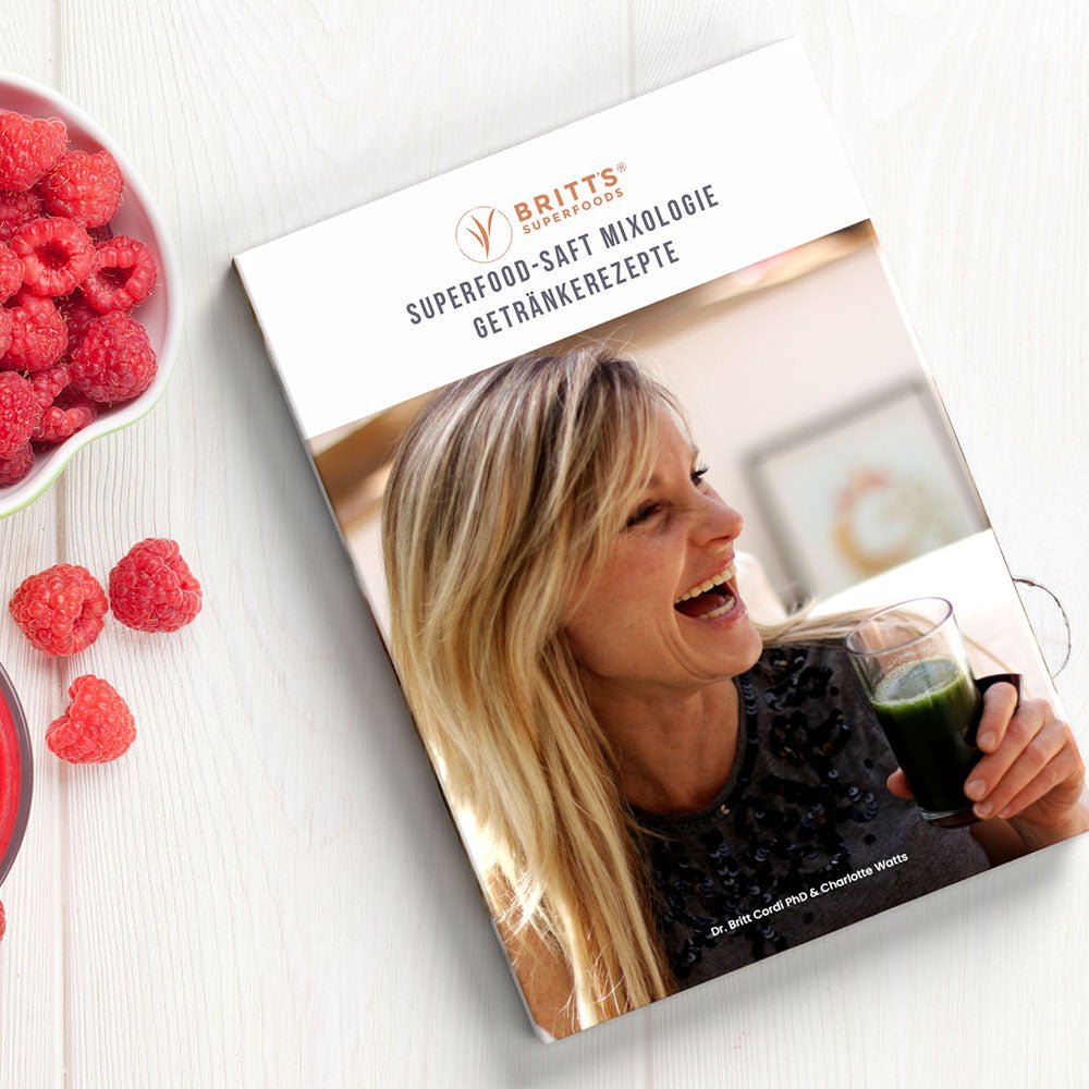 Superfood - Saft Mixologie Buch - Britt's Superfoods DE