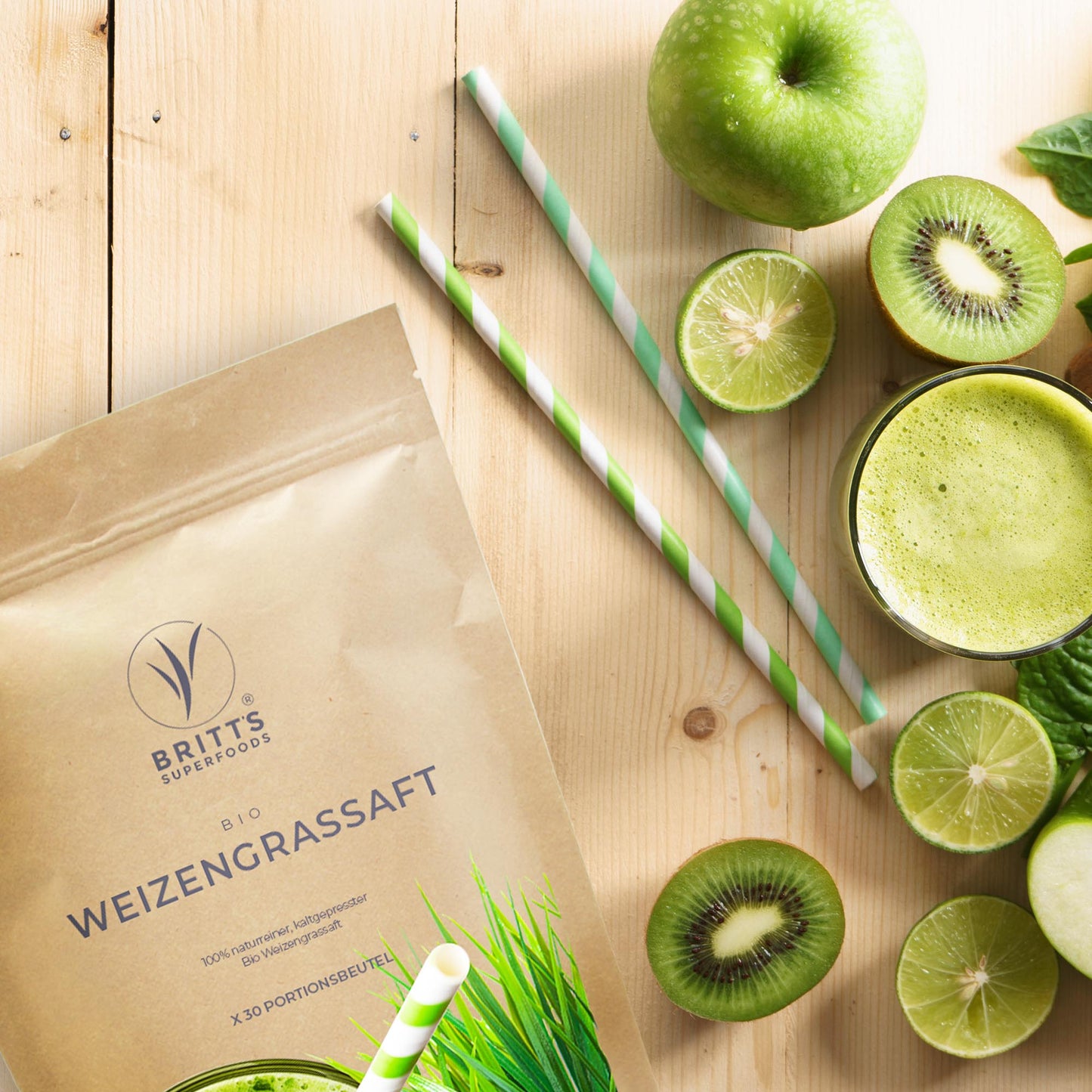 Weizengrassaft x 30 Sachets - Britt's Superfoods DE